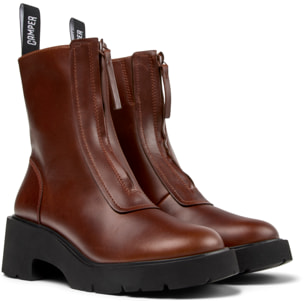 Botines - CAMPER Milah - Marron - Cuero liso