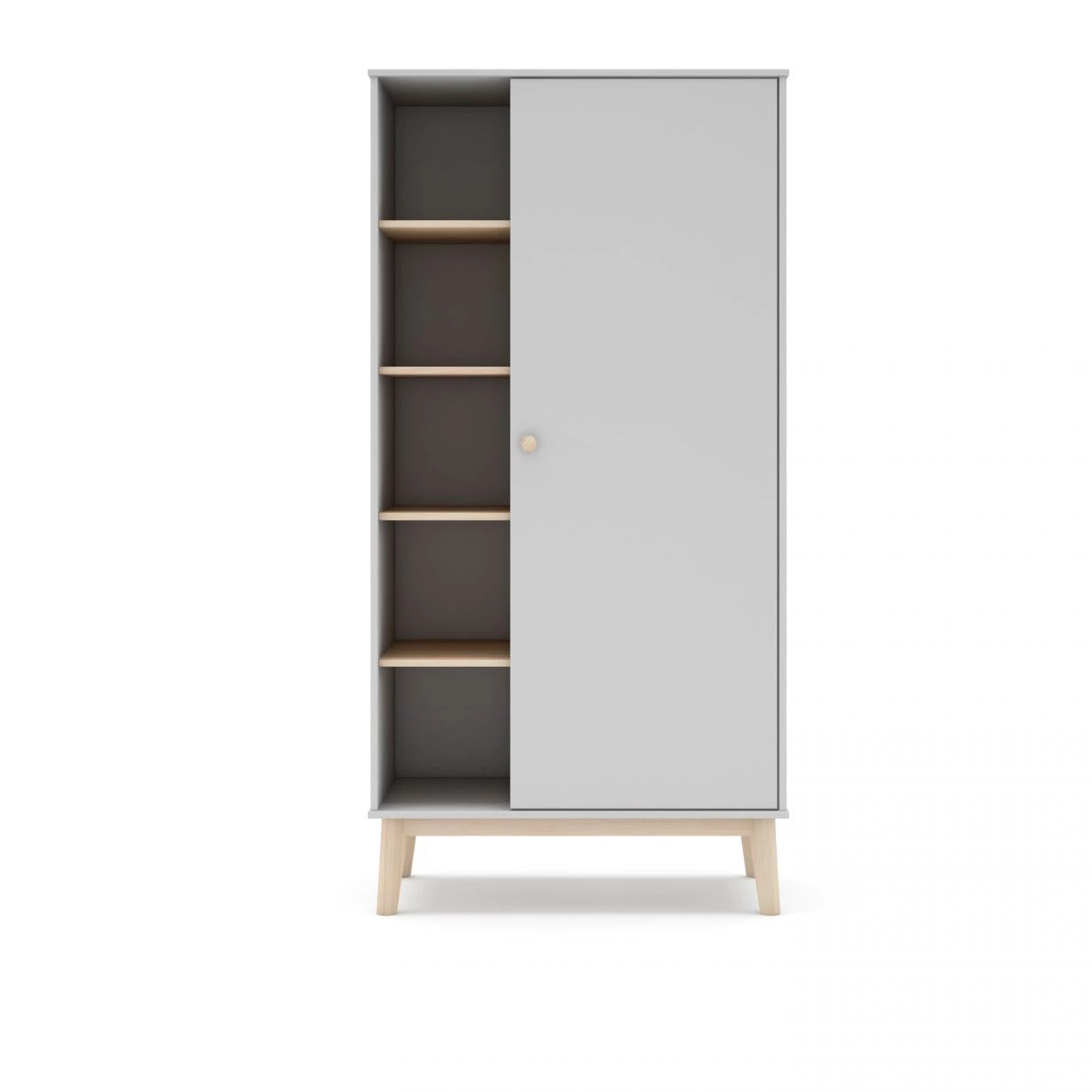 Armario juvenil Misty Breeze Blanco - Oak Soft