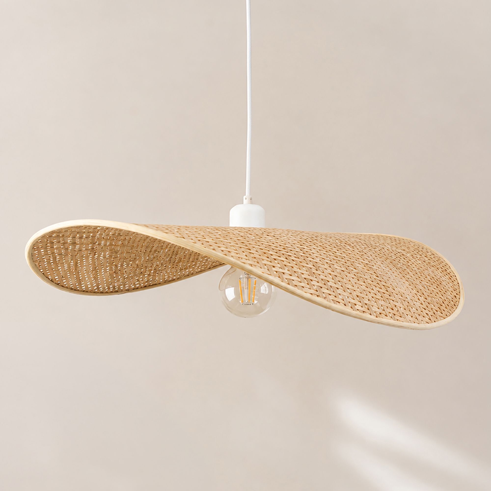 Suspension aérienne en bambou d80cm SOLEA