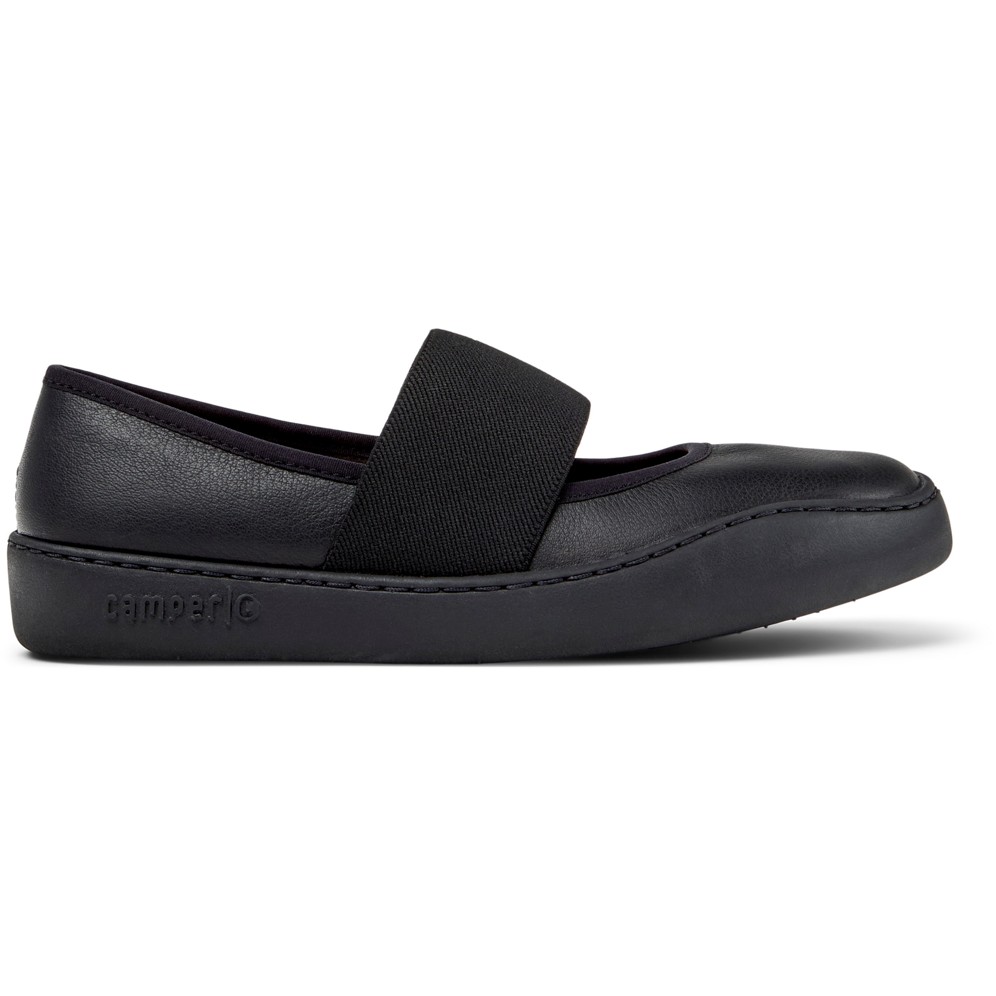 Bailarinas - CAMPER Peu Touring - Negro - Cuero liso