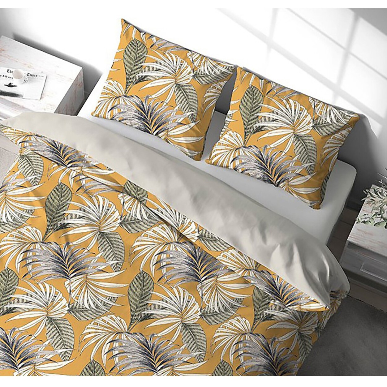 Parure Housse De Couette 3pcs 100% Polyester 72gsm Aquilie