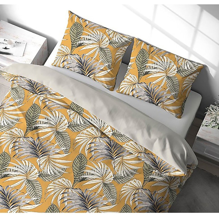 Parure Housse De Couette 3pcs 100% Polyester 72gsm Aquilie