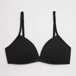 Reggiseno classico nero coppa A