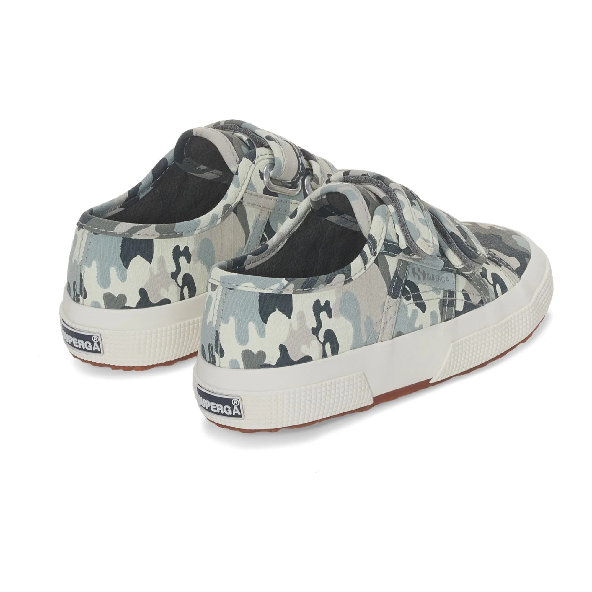 Le Superga Bambino/A Grigio 2750 KIDS STRAPS CAMO RIPSTOP