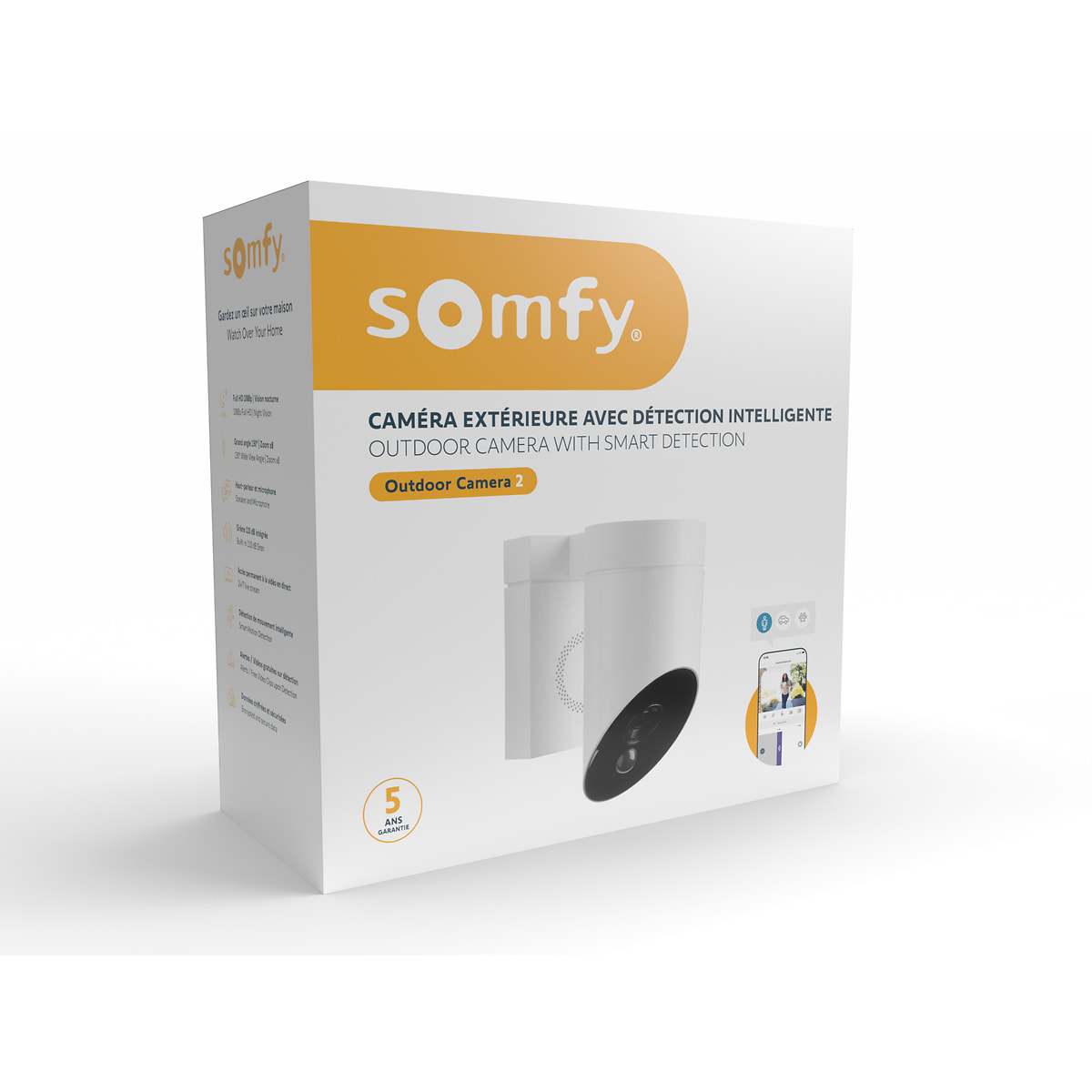 2 Outdoor Camera blanches 2 - Caméras de surveillance extérieures sans fil