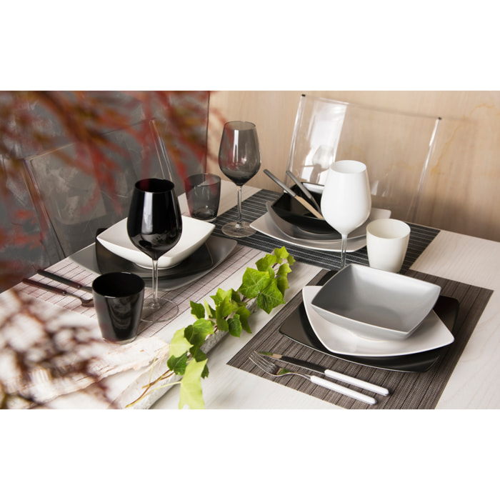 Set 8 Calici e Bicchieri Excelsa – Happy Color, Vetro Multicolore