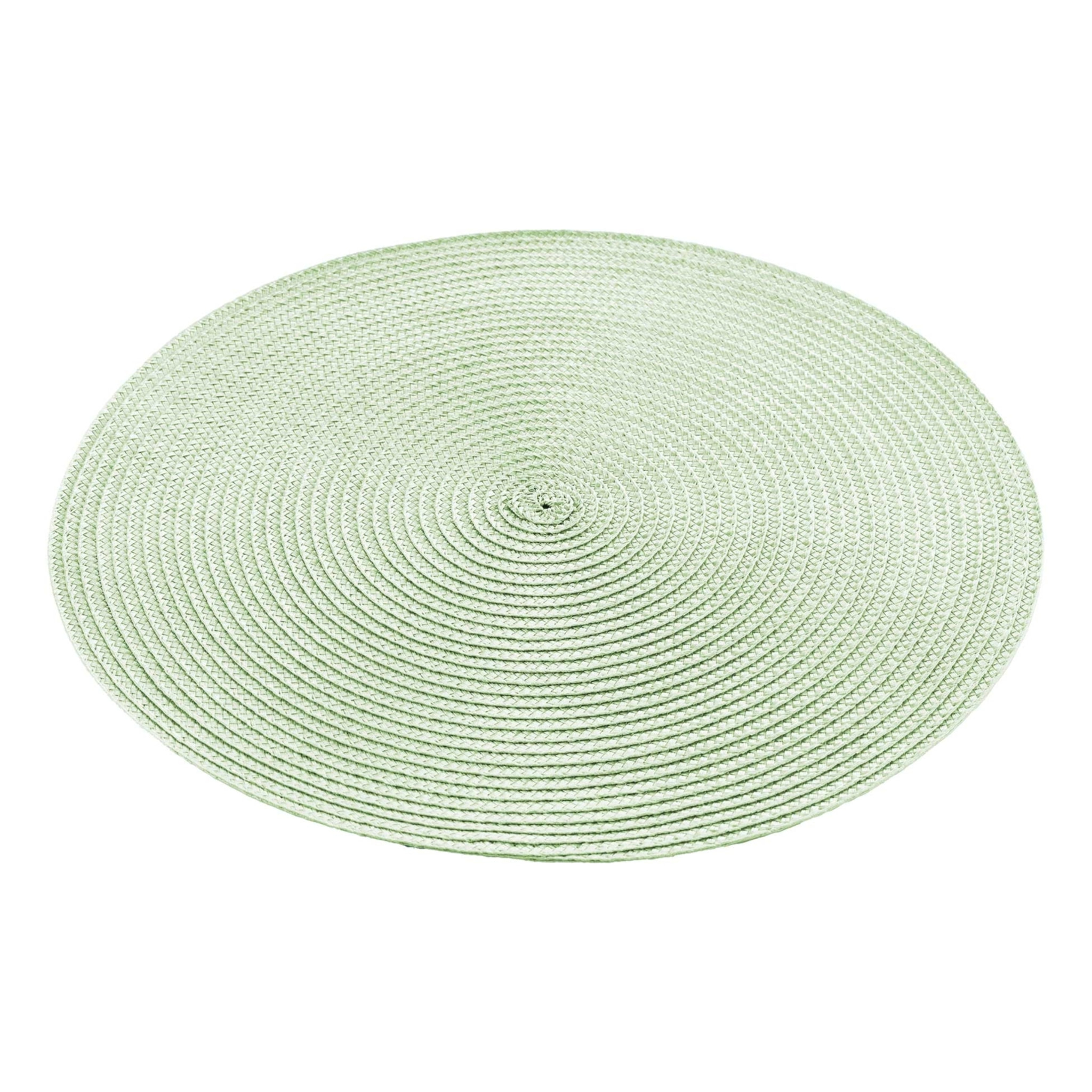 Set de table rond et coloré - Vert d'eau