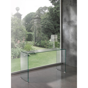 Console Tomasucci BRIDG, en verre, 125 × 40 × 70 cm