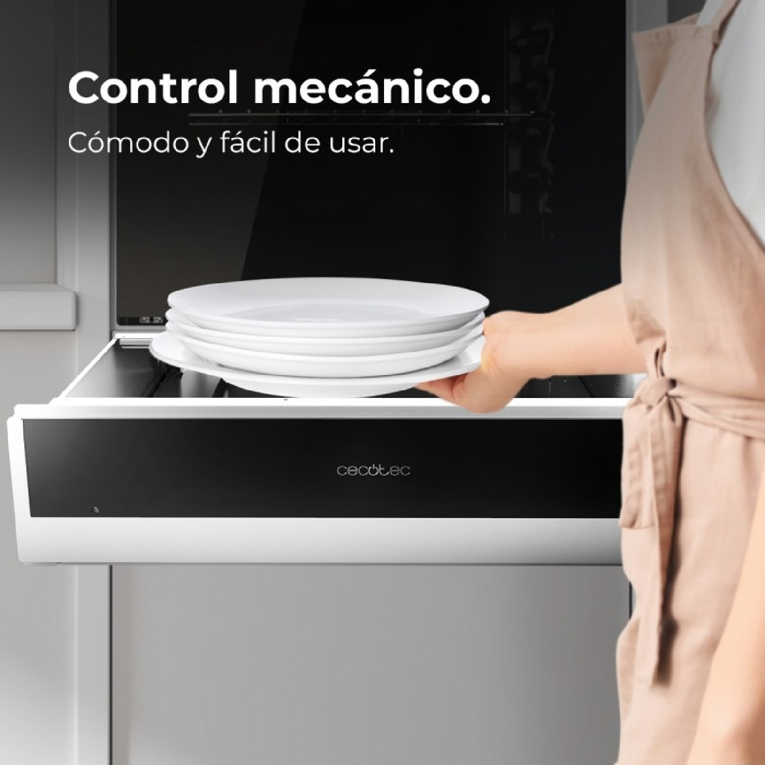 Calientaplatos Warming Drawer Bolero Hexa WD Edge Cecotec