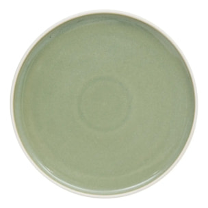 Assiette plate Chiara vert