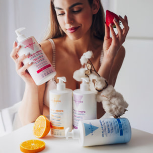 Valquer Hyaludrops Loción Corporal Naranja y Vainilla – Hidratación 72H - 700 ml