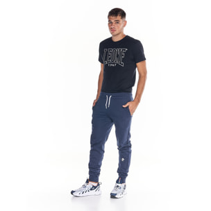 Lion Icon College Pantalones de chándal elásticos en los tobillos para hombre