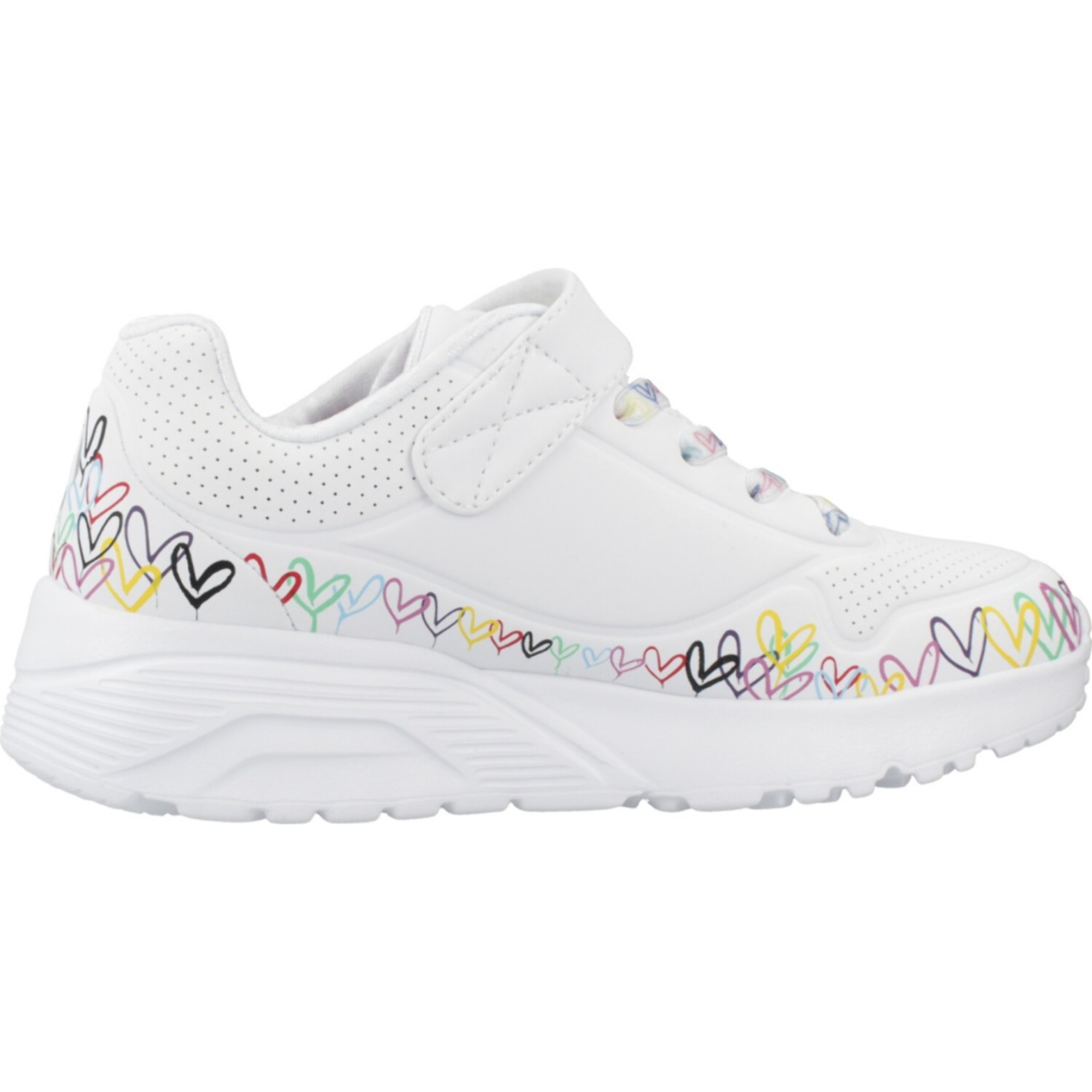 Zapatillas Niña Uno Lite Heart Craze Blanco