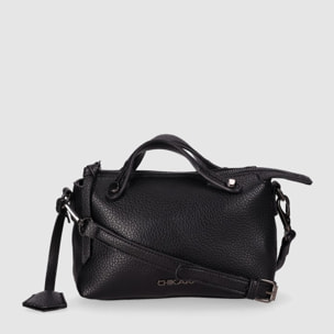 Bolso - Negro - Medida: 20 cm x 16 cm x 7 cm