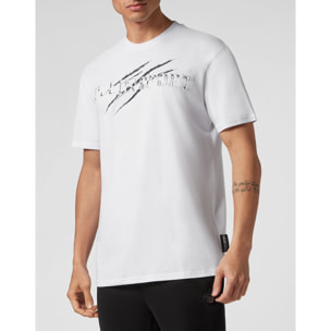 PLEIN SPORT Camiseta de cuello redondo y manga corta CHROME