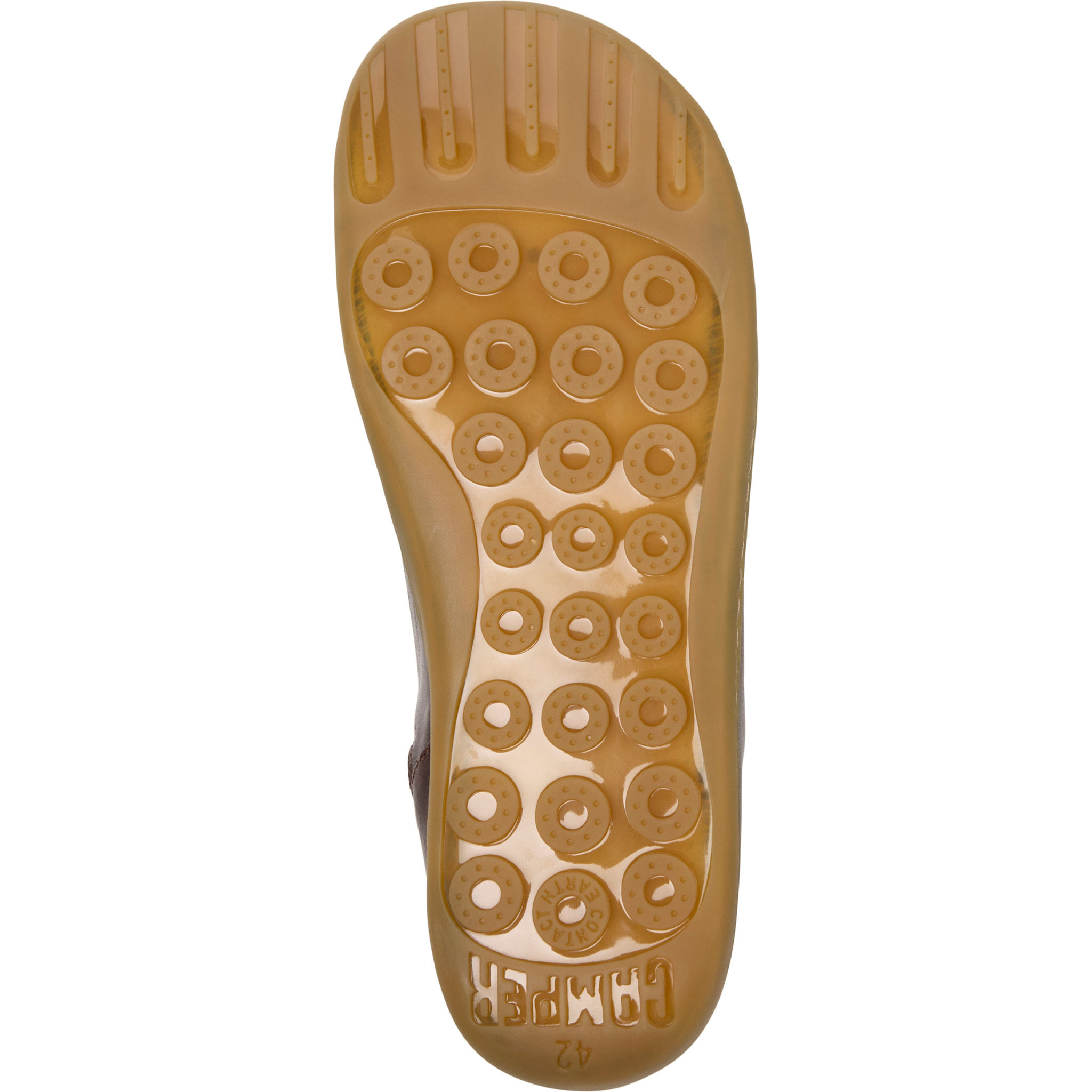 Zapatillas - CAMPER Peu Cami - Marron - Cuero liso