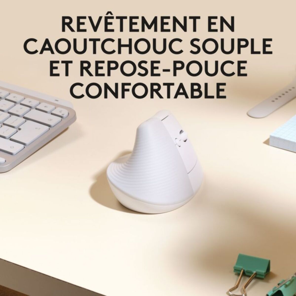 Souris sans fil LOGITECH Lift pour Mac Ergonomique