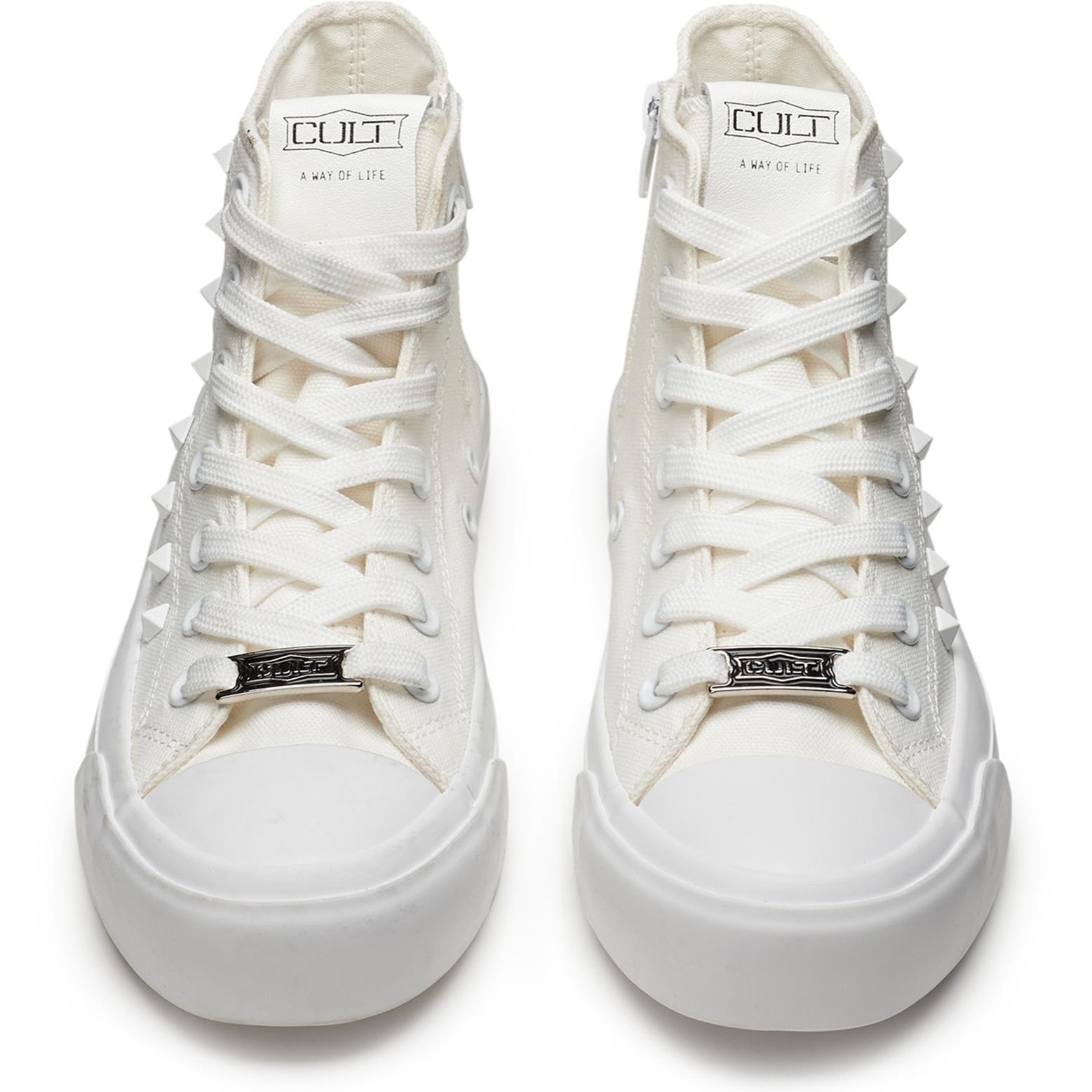 Sneakers Cult bianco in canvas