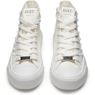 Sneakers Cult bianco in canvas