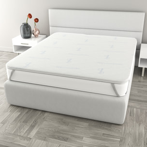 TOPPER MEMORY CON FODERA BIOCERAMICA MATRIMONIALE