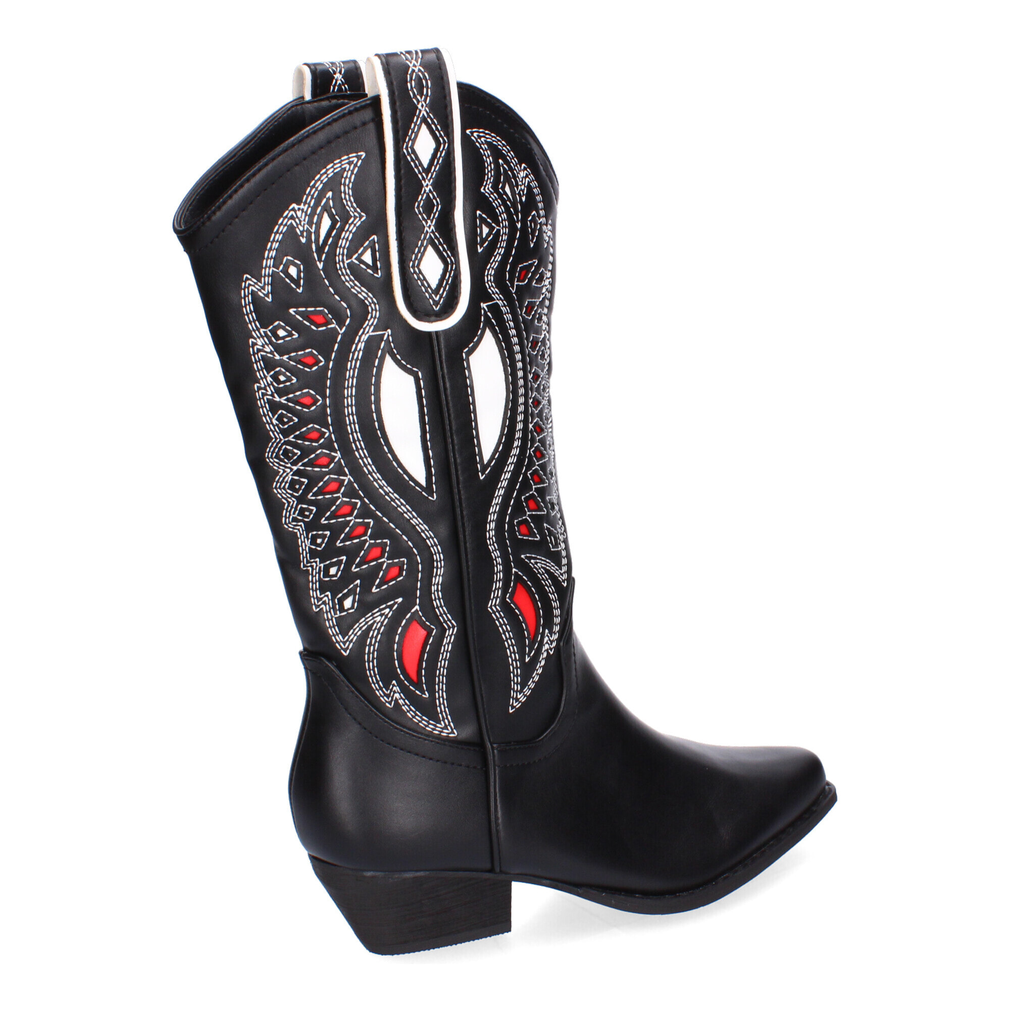 Botas Cowboy para Mujer con Detalles en la Caña