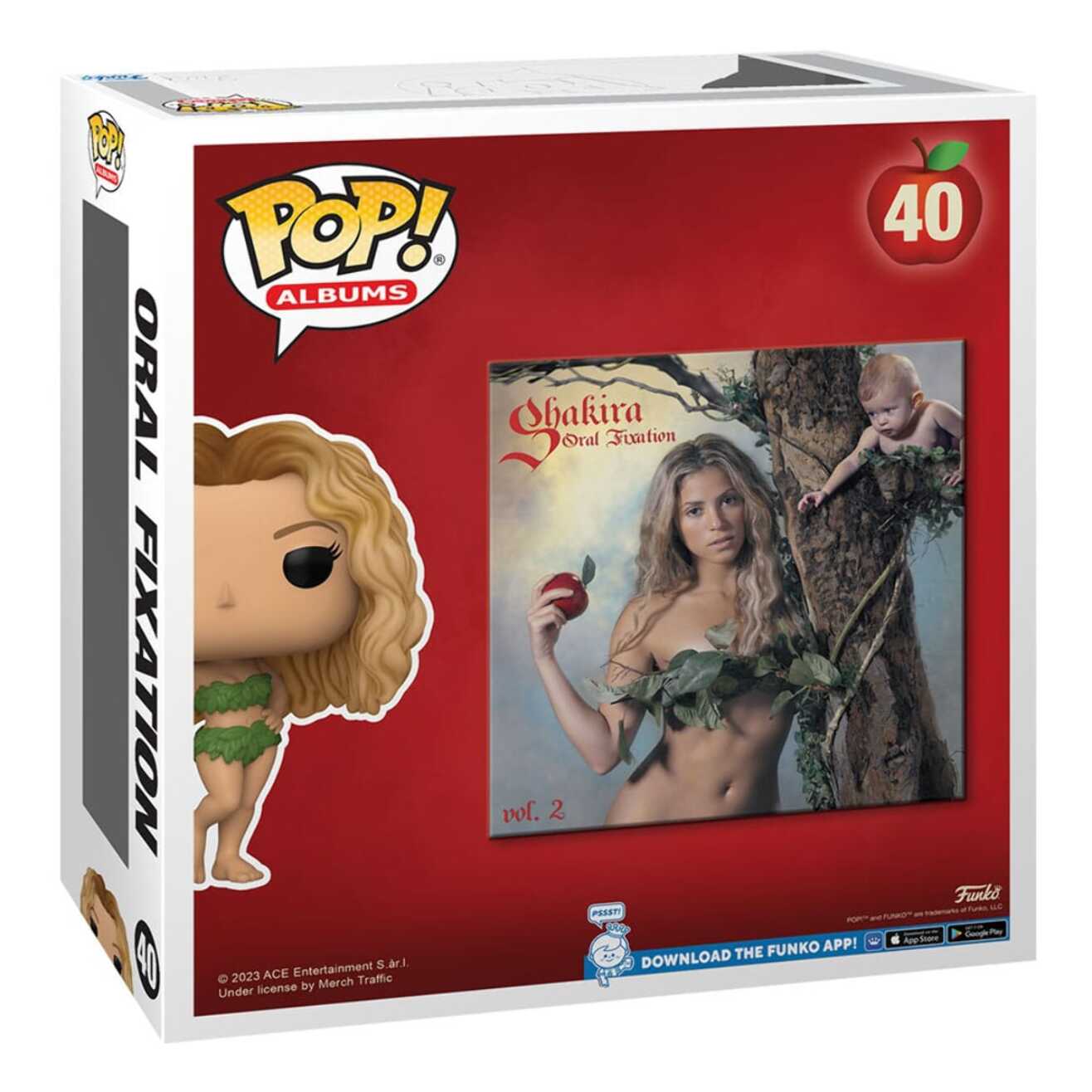 Shakira Funko Pop! con Cover Album Vinile Figura Shakira - Oral Fixation 9 Cm