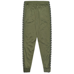 Kappa - Pantalones Hombre Verde - 222 BANDA RASTORIA SLIM