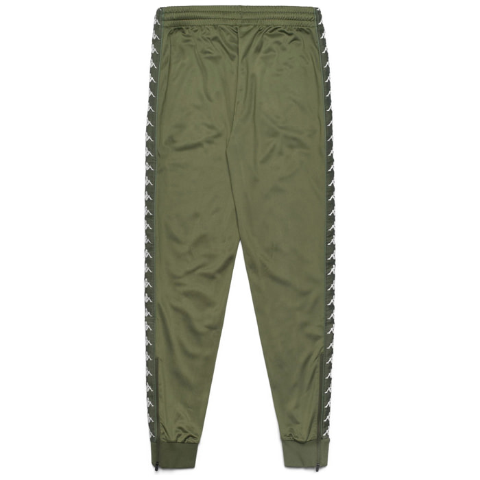 Kappa - Pantalones Hombre Verde - 222 BANDA RASTORIA SLIM