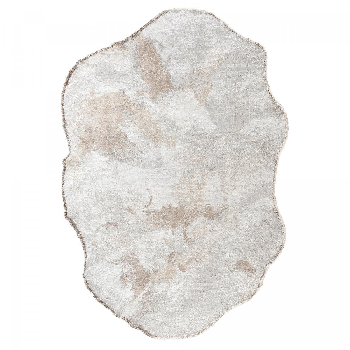 ATINA Tapis salon kilim, Forme originale, Tissé à la main