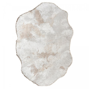 ATINA Tapis salon kilim, Forme originale, Tissé à la main