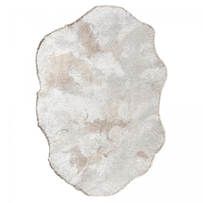 ATINA Tapis salon kilim, Forme originale, Tissé à la main