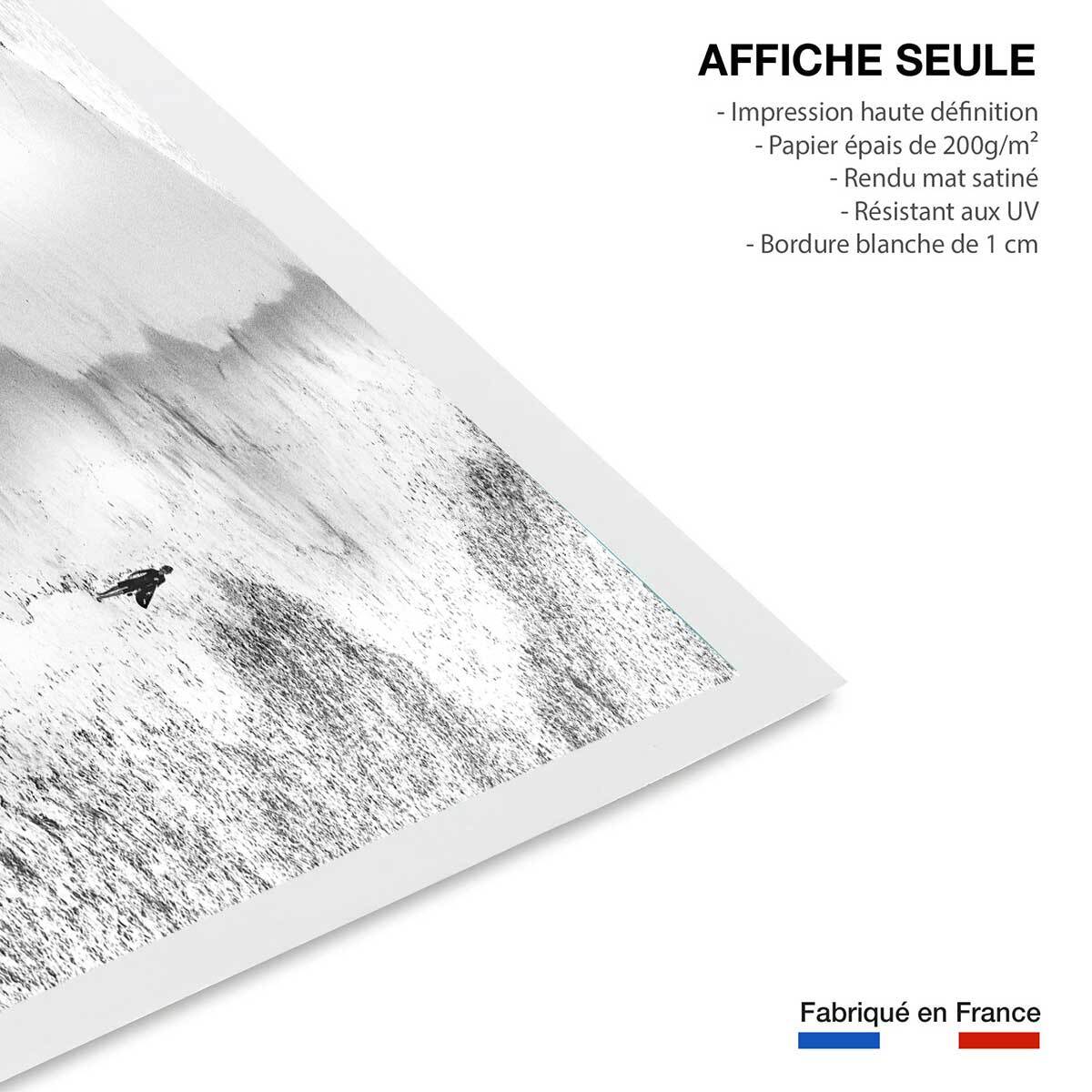 Poster beach surf Affiche seule