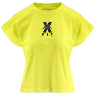 T-Shirts & Top Kappa Donna KOMBAT WKT EBURA Verde