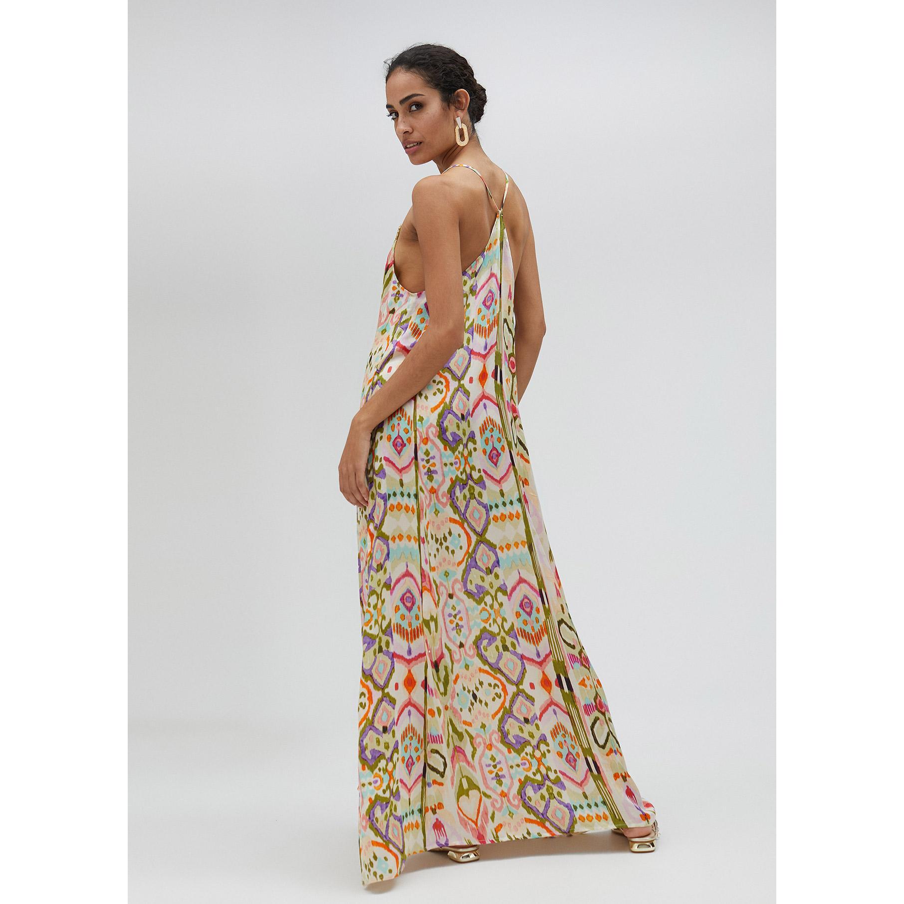 Vestito lungo con stampa
