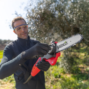 Podadora de altura de batería espada de  8”(203mm) capacidad de corte - Greencut PP400L