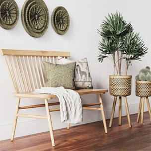 Décoration murale en matière naturelle (lot de 3) - Shama