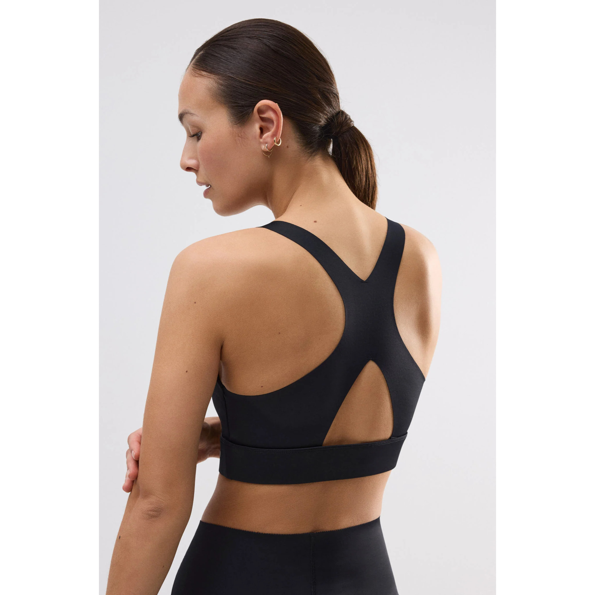 Reggiseno sportivo compressivo nero