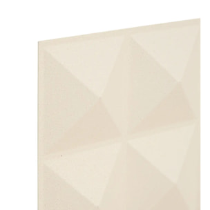 2 stickers muraux Oren diamant 30x30cm beige