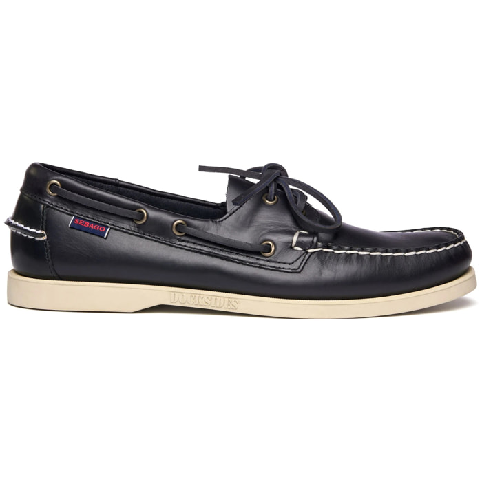 Sebago - Docksides Uomo Blu - Docksides Portland Waxed