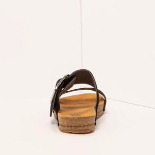 Sandalias 0175 NOBUCK BLACK/ CRETA color Black