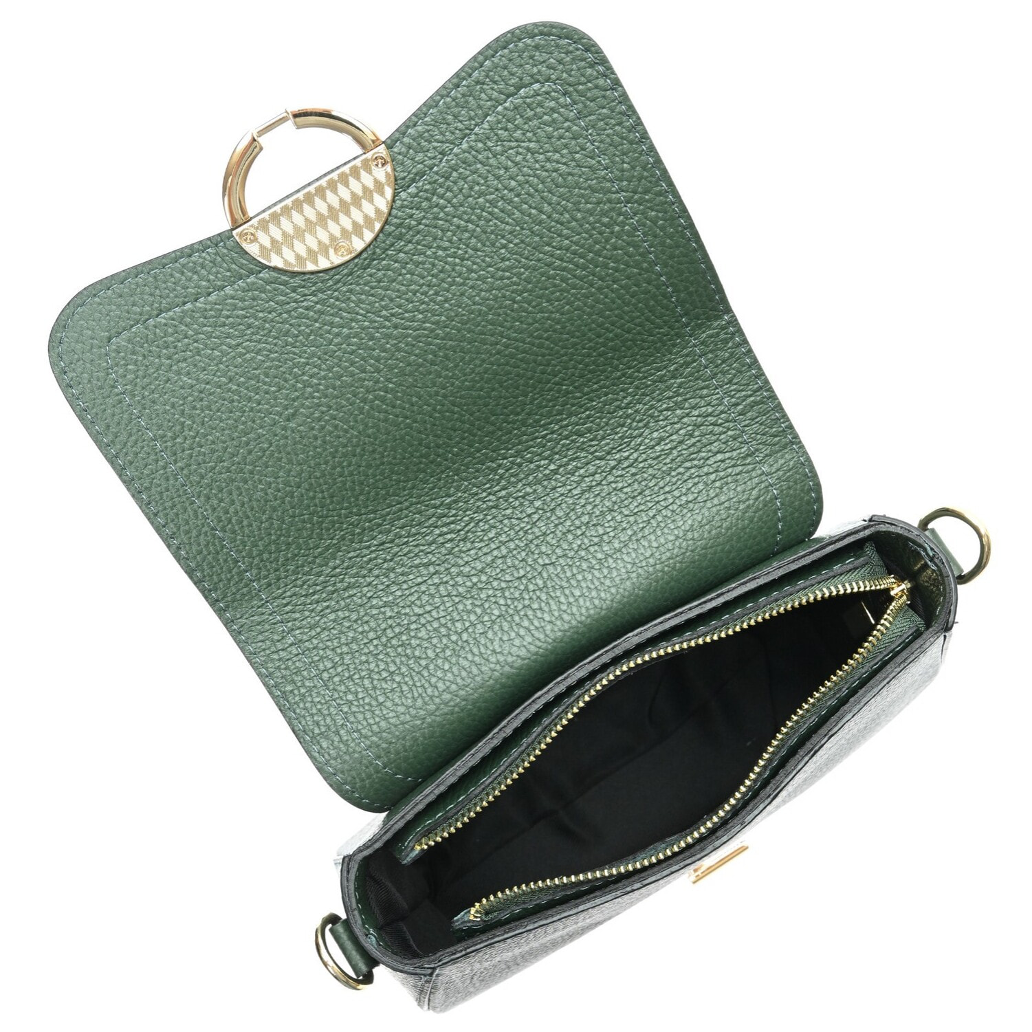 Borsa a spalla Carla Ferreri Verde