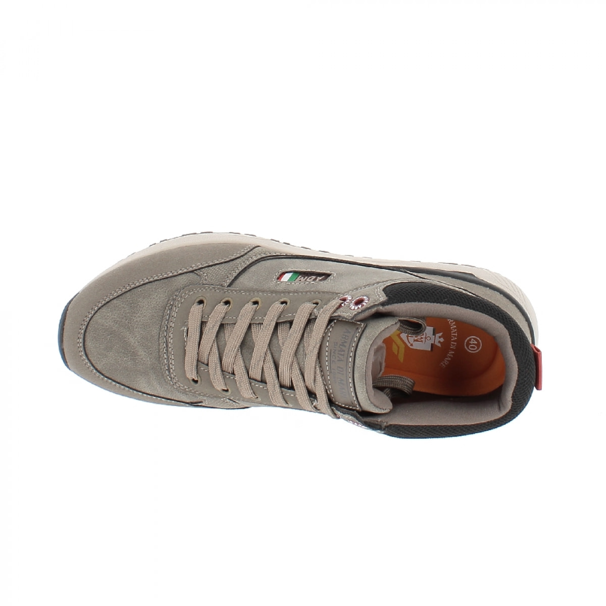 Armata di Mare Scarpe Uomo Stivaletti Casual Stringati con Soletta Rimovibile in Memory Foam AMU W22M211 Taupe