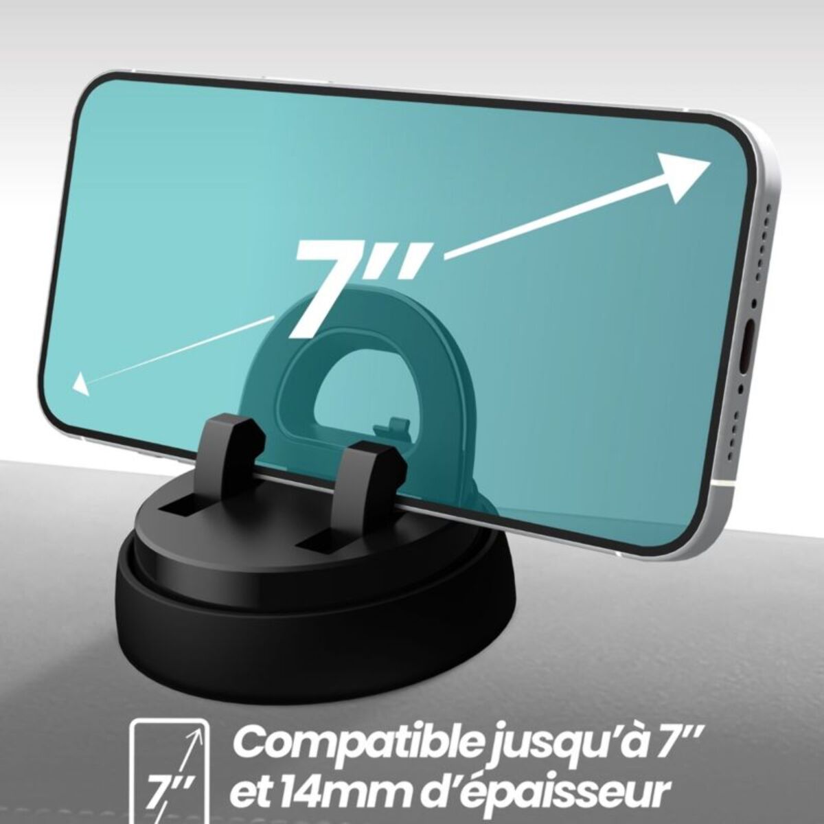 Support smartphone TNB Universel pour tableau de bord - noir