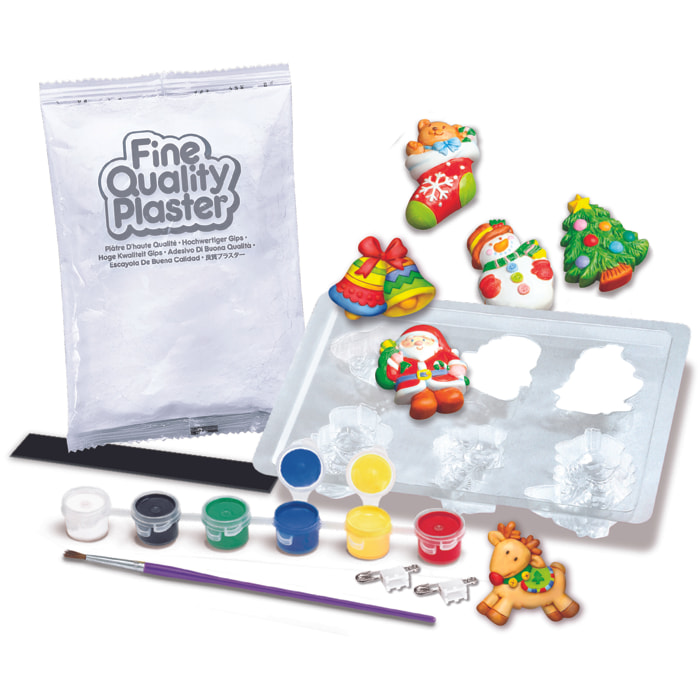 Modella & Dipingi - Personaggi Natale 3D