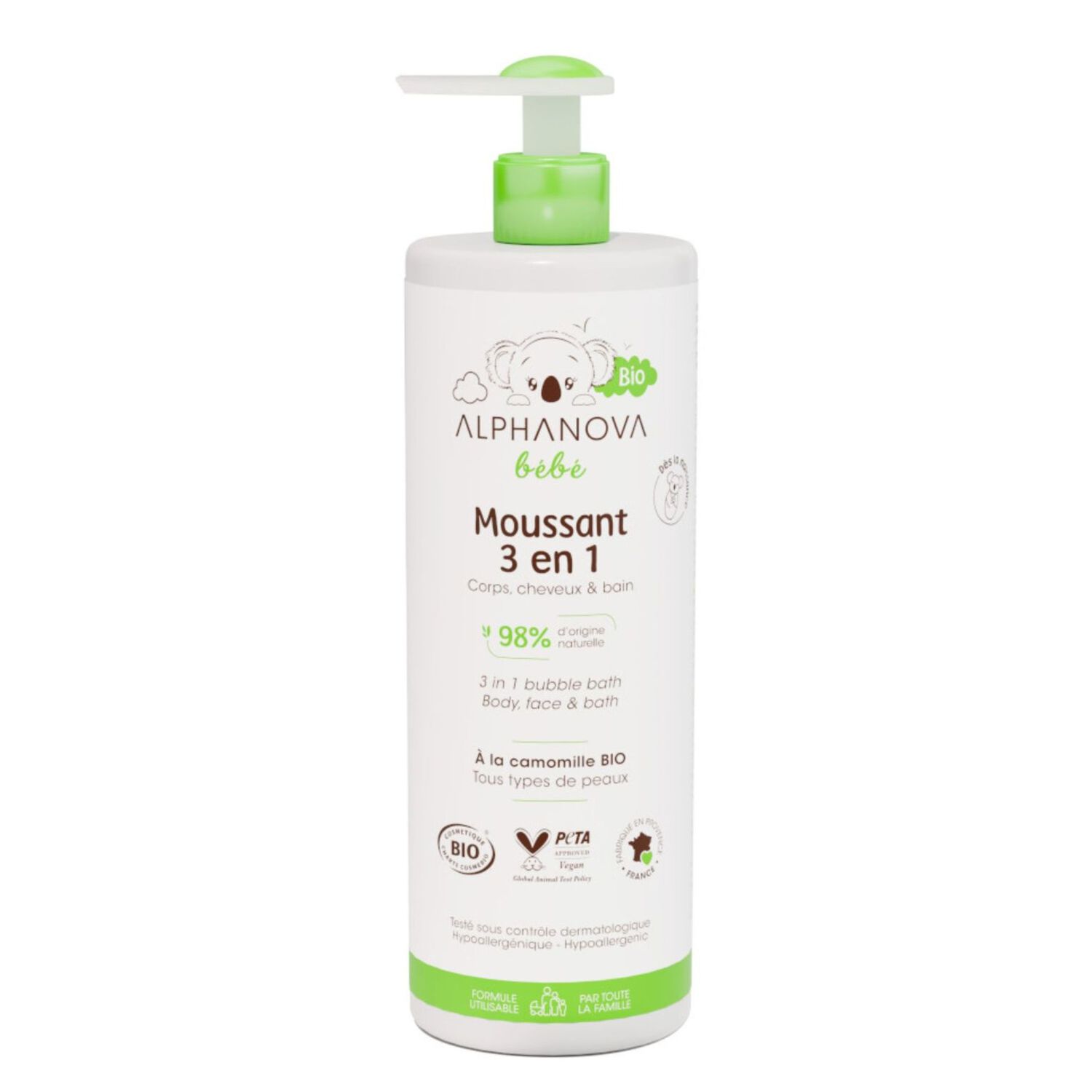 Bébé - Moussant 3 en 1 400 ml