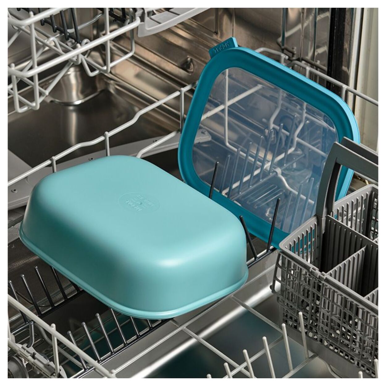 Boîte hermétique MEPAL Cirqula rectangulaire 2 L Nordic sage