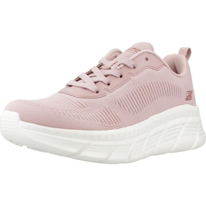 Sneakers De  Mujer Bobs B Flex Hi Flying Hi Rosa