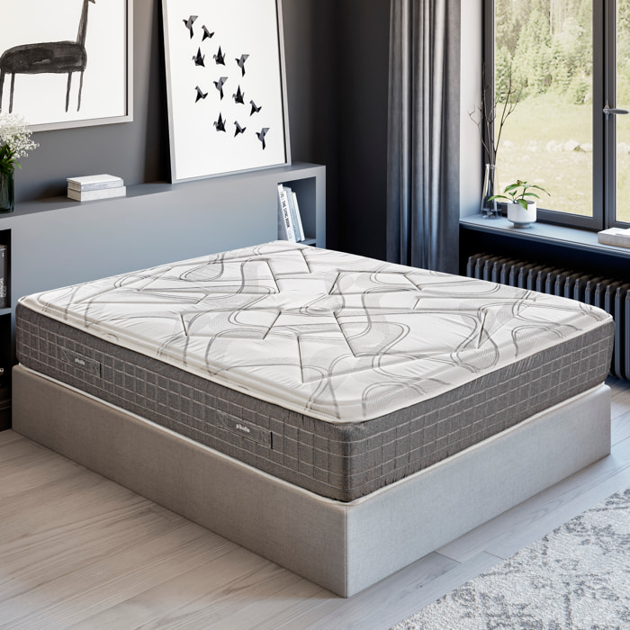 Colchón Muelles Ensacados + Canapé Abatible + Almohada Visco | ENVIO, MONTAJE Y RETIRADA INCLUIDO | Saturn