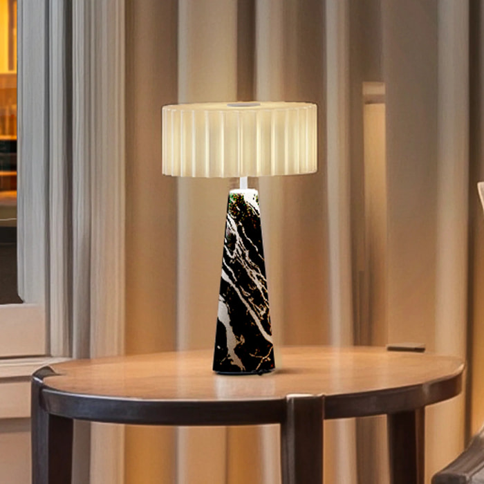 Lampe de table marbre BLOK H30CM