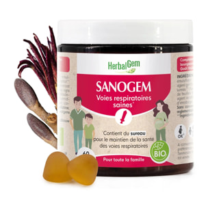 Herbalgem- Gummies SanoGem - Bio - 60 gommes
